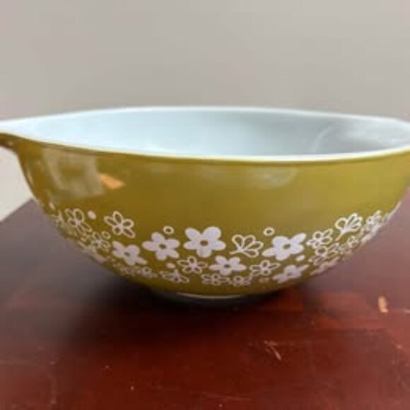 Pyrex 444 Cinderella bowl Crazy Daisy Spring Blossom - Picture 1 of 5